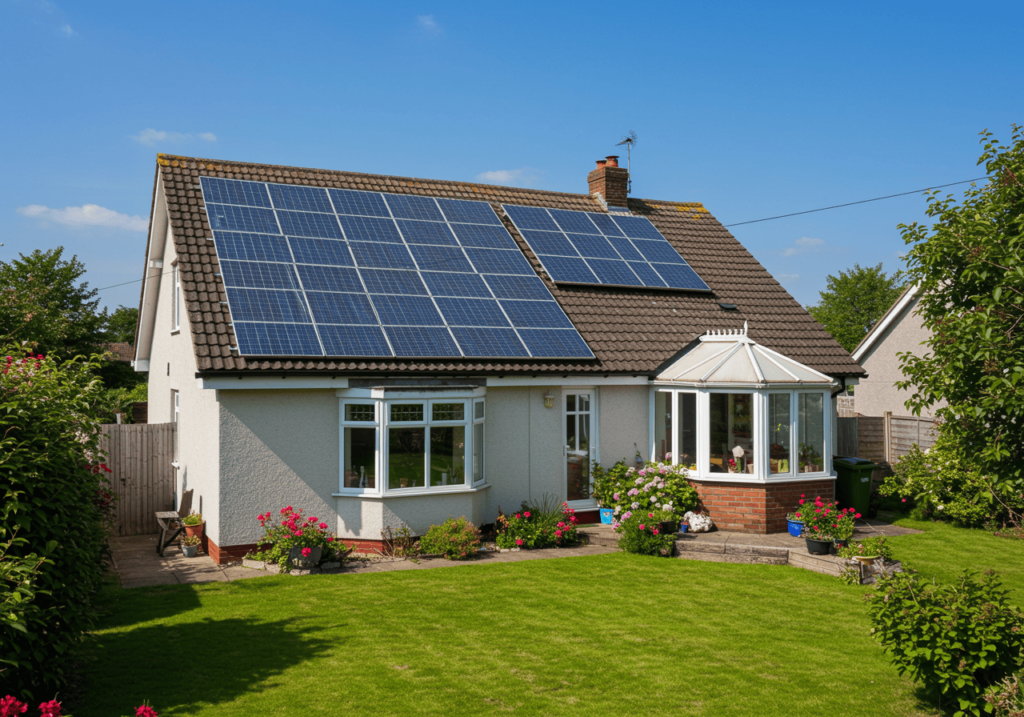free solar panels uk home